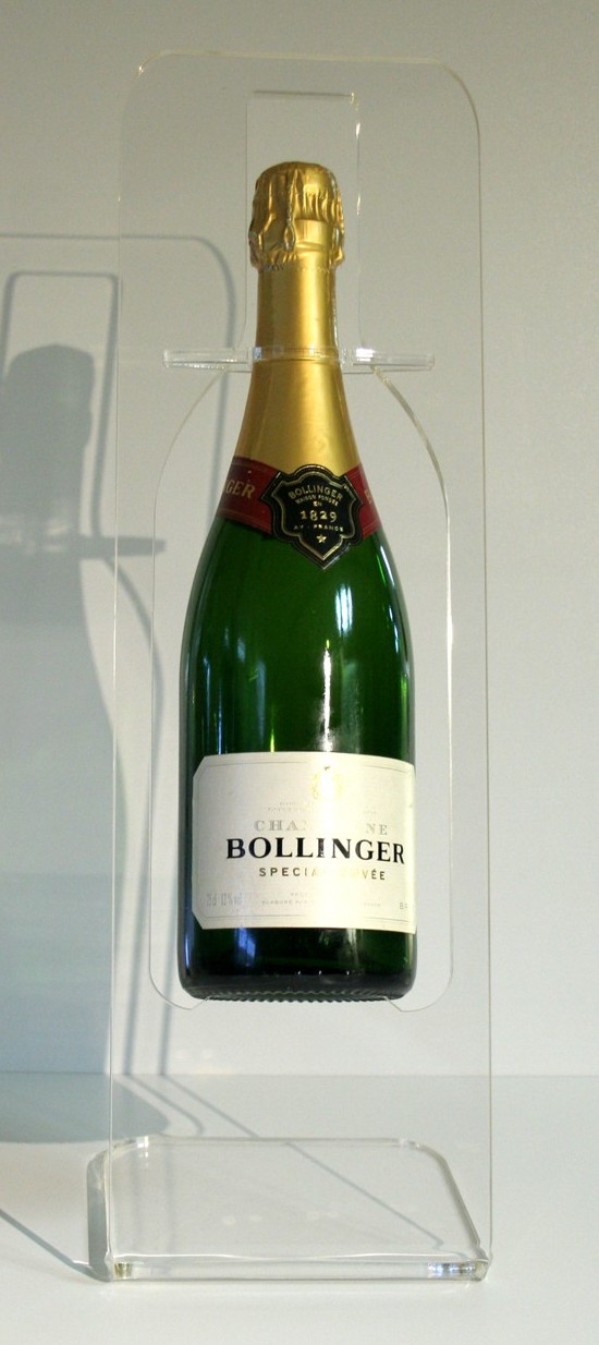 Porte bouteille laser/pliage
